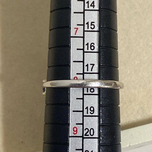 14K White Gold Clyde Duneier Tanzanite Ring - Picture 7 of 8